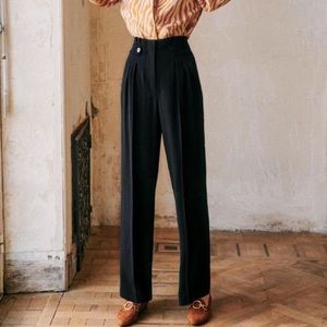 NWOT Sezane black trousers